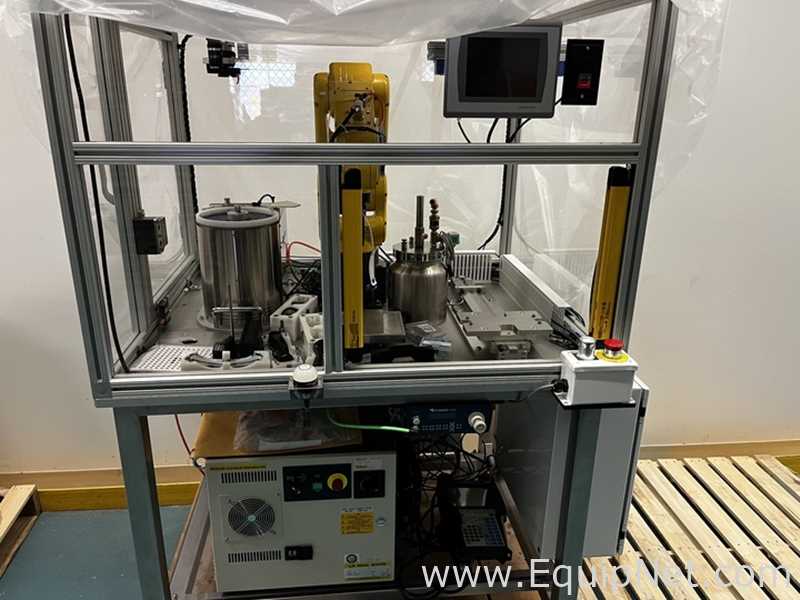 Brazo de Robot de Seis Ejes marca Fanuc LR Mate 200iD 4S con Controlador marca Fanuc R-30iB MatePlus