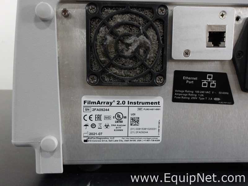 Lote de 2 PCR y Termociclador BioFire FilmArray Instruments FilmArray 2.0