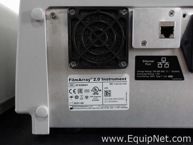 Lote de 2 PCR y Termociclador BioFire FilmArray Instruments FilmArray 2.0