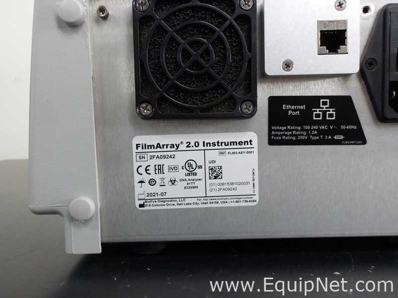 lote de  2 PCR e Termociclador BioFire FilmArray Instruments FilmArray 2.0