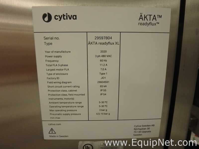 Cytiva GE AKTA ReadyFlux Tangential Flow Filtration System