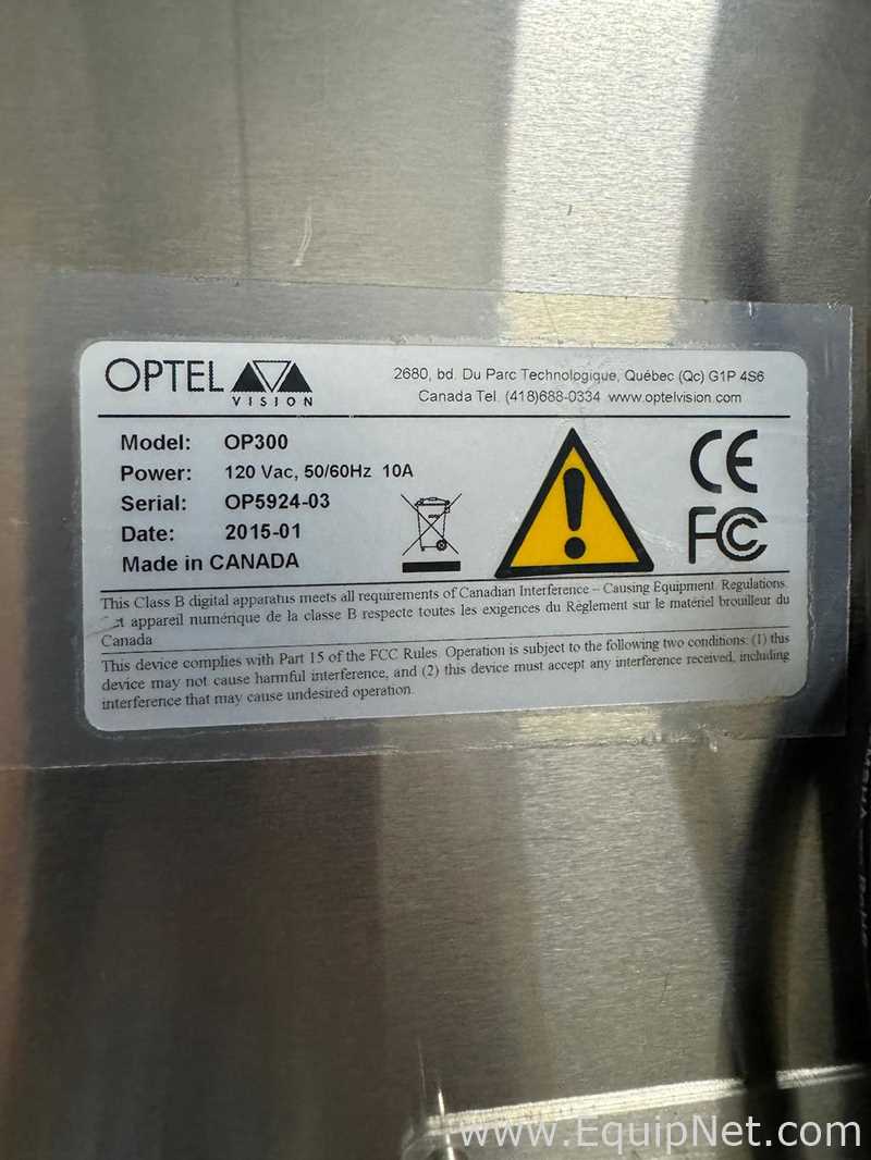 Lote de 4 Máquina Verificadora Optel Vision Systems OP300