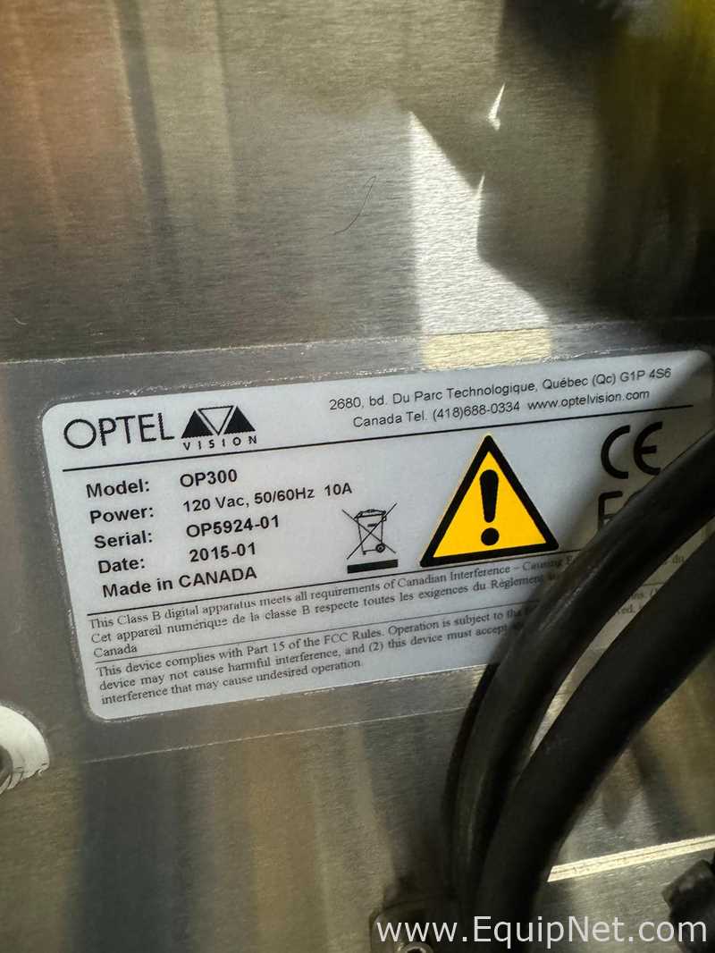 Lote de 4 Máquina Verificadora Optel Vision Systems OP300