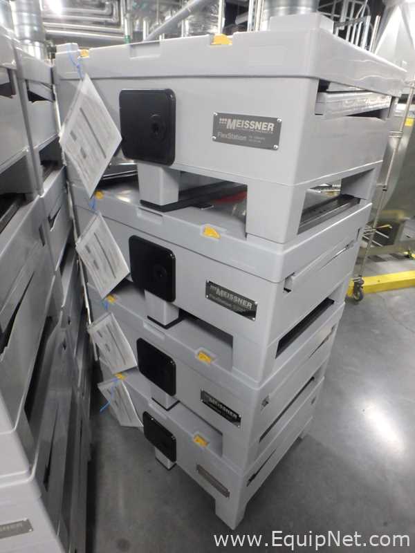 Lot of 4 Meissner FSB0200FB Single Use Mixers - Pallet Tanks