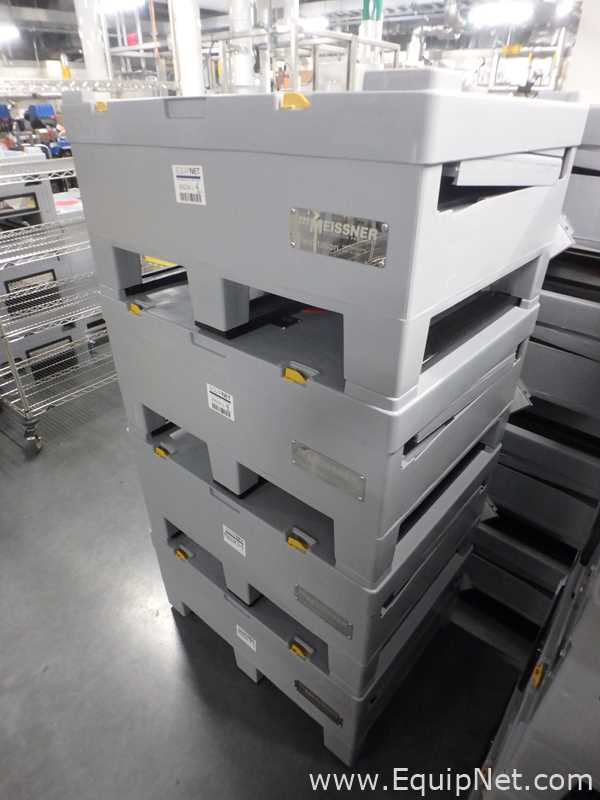 Lot of 4 Meissner FSB0200FB Single Use Mixers - Pallet Tanks