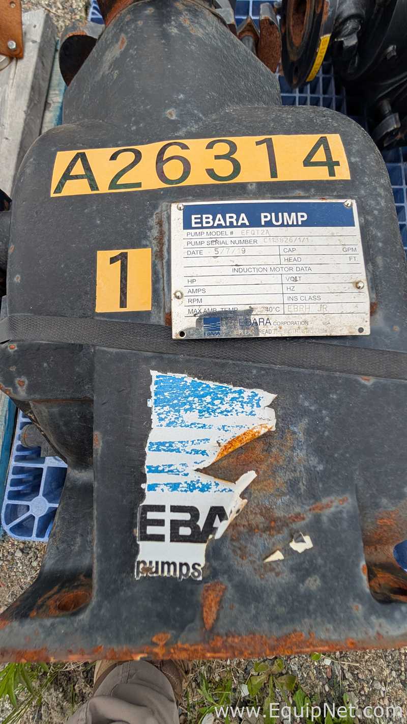lote de   Bomba Centrífuga Ebara EFQT2A