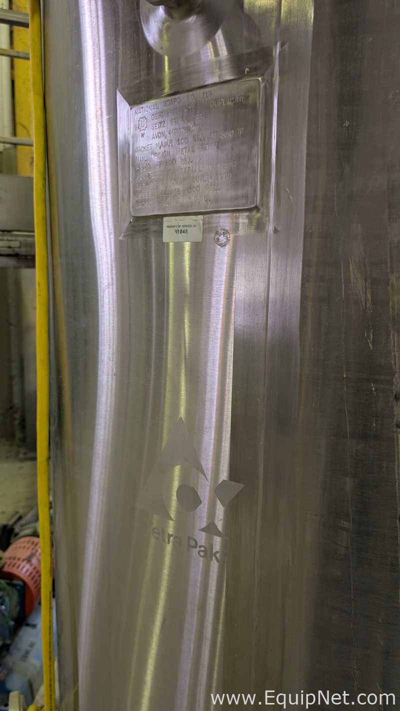 Tanque Tetra Pak Requisitos de Ar 300 GALS.  300 Galão