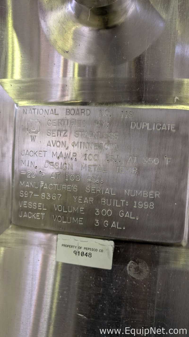 Tanque Tetra Pak Requisitos de Ar 300 GALS.  300 Galão