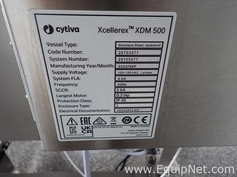 Mezclador Cytiva Sweden AB  Xcellerex XDM 500