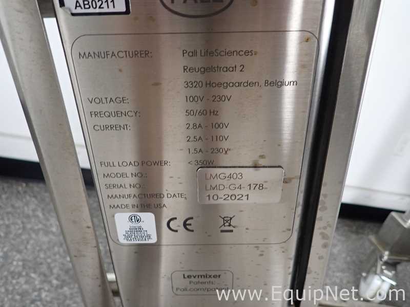 Pall LMG403 650L Levmixer Single Use Mixing System