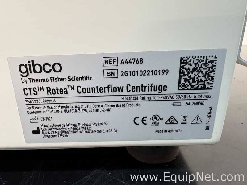 Centrífuga para Laboratórios Thermo Fisher Scientific CTS Rotea