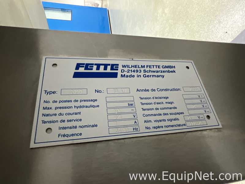 Tableteadora Fette 2090i