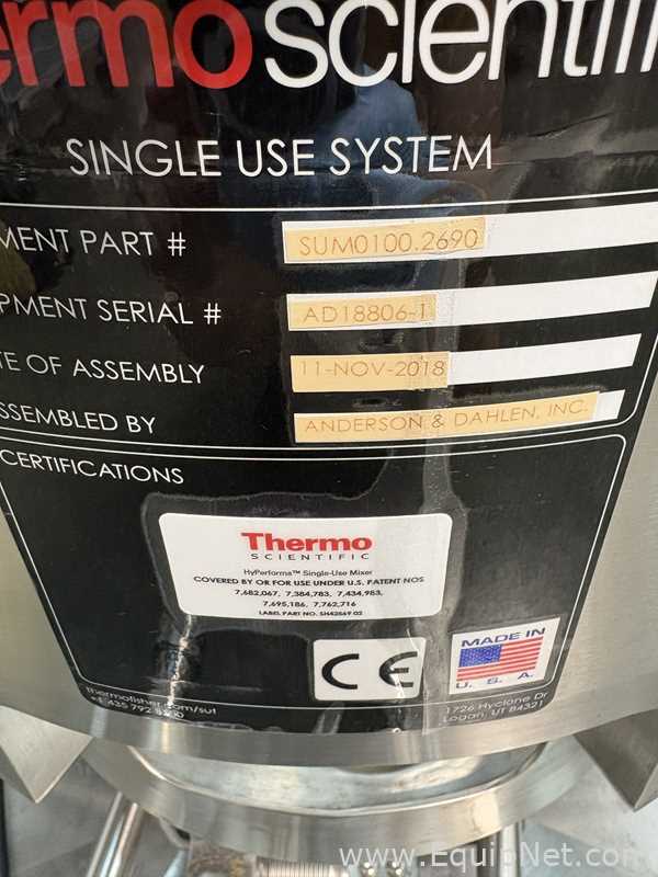 Misturador Thermo Scientific HyPerforma Single Use Mixer