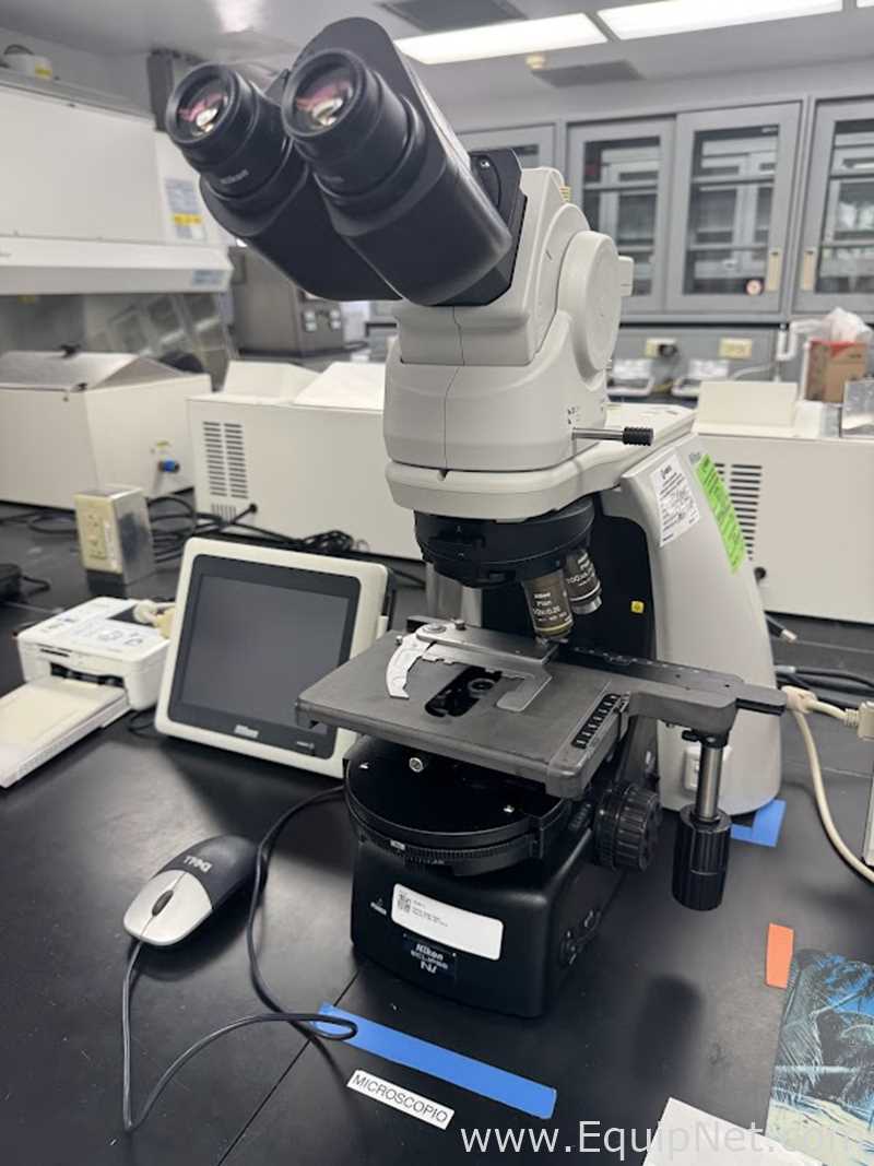Nikon Eclipse Ni-U Microscope with Screen and Printer