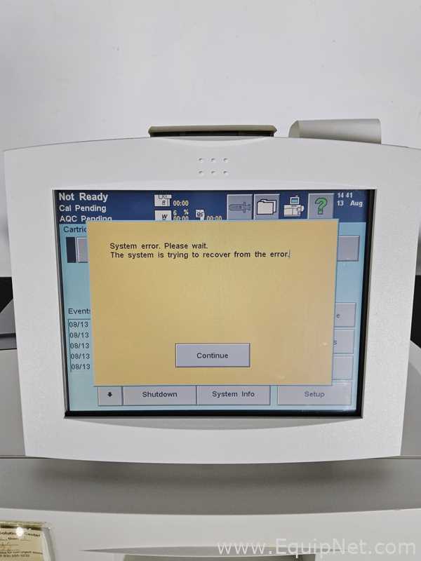 Analizador de Células Sanguíneas Siemens RAPIDLAB 1260