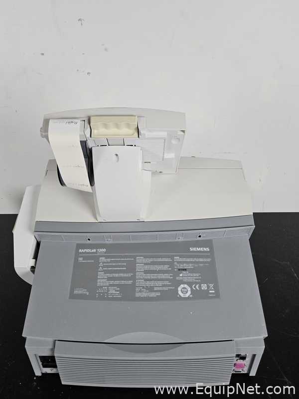 Analizador de Células Sanguíneas Siemens RAPIDLAB 1260