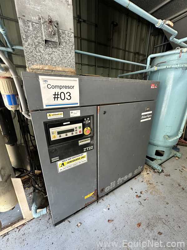Atlas Copco ZT22 Air Compressor with Air Dryer
