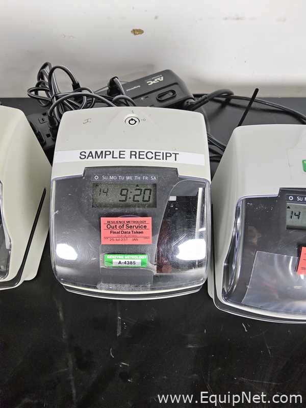 Lot of 4 Latham 5000EP Electronic Time Recorders