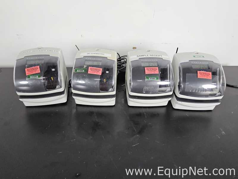 Lot of 4 Latham 5000EP Electronic Time Recorders