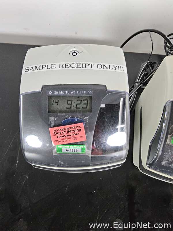 Lot of 4 Latham 5000EP Electronic Time Recorders