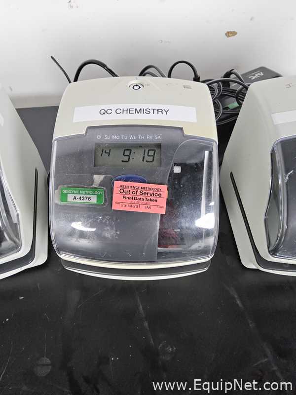 Lot of 4 Latham 5000EP Electronic Time Recorders