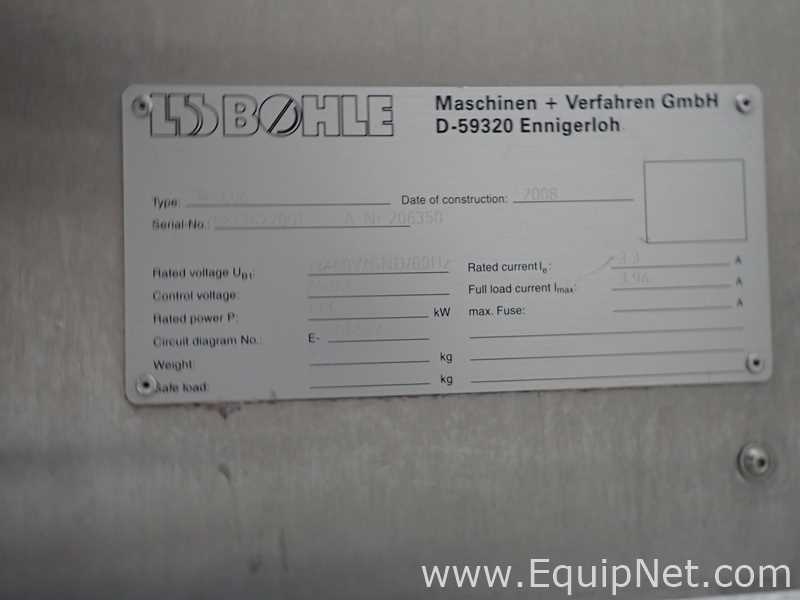 Equipamento de Elevação LB Bohle HS 600