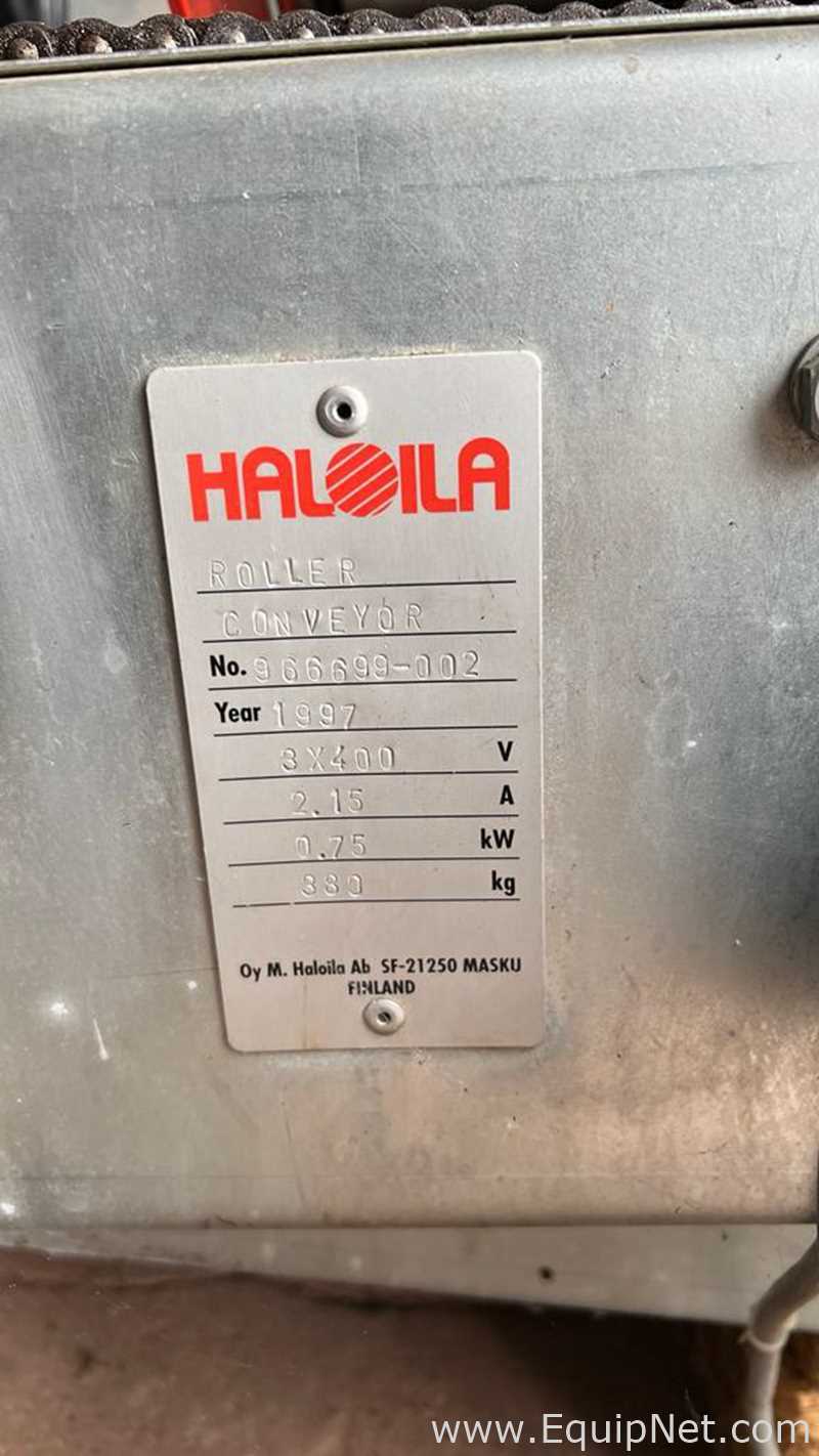 Envolvedora de Tarimas Haloila Machine Industry Co Roller Conveyor