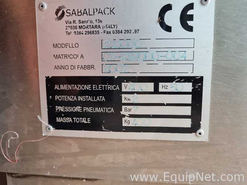 Maquinaria para Empaque SabalPack 252000-02-252000-004