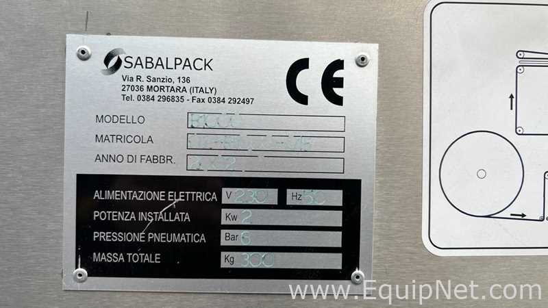 Maquinaria para Empaque SabalPack 252000-02-252000-004