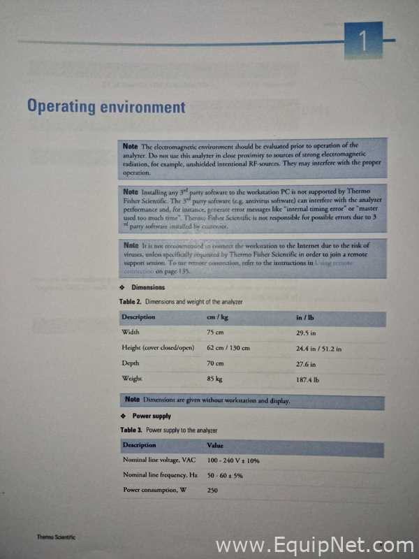 Analisador Thermo Fisher Scientific Gallery