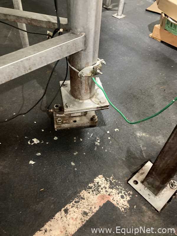 1500 Gallon Stainless Steel Mixing Vessel With 25 HP Agitator