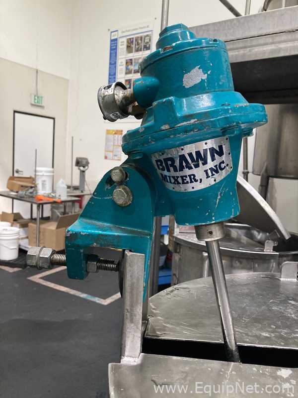 50 Gallon Stainless Steel Mixing Tank