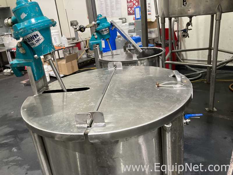 50 Gallon Stainless Steel Mixing Tank