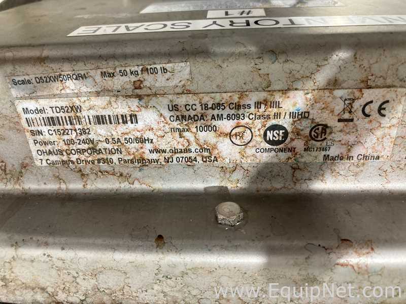Báscula Ohaus Corporation TD52XW