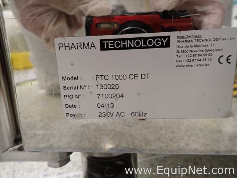 Pharma Technology PTC 1000-CE-DT Combination Tablet Deduster and Metal Detector - Suite 2116