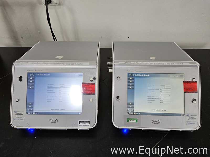 Lote de 2 Analizador PALL  Palltronic Flowstar IV