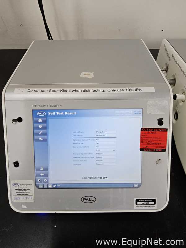 Lote de 2 Analizador PALL  Palltronic Flowstar IV