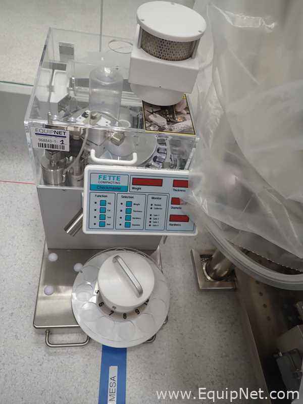 Lot of Three Fette Tablet Presses and Miscellaneous Accessories