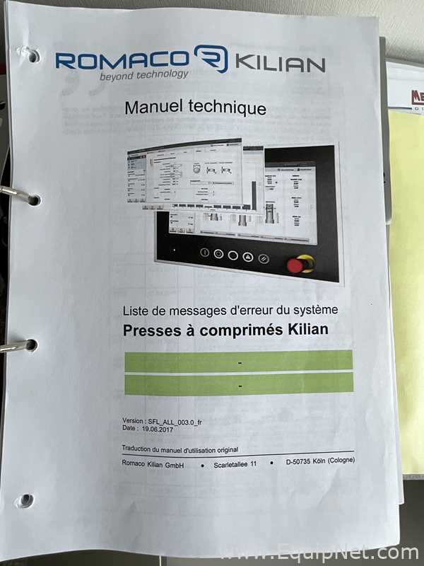 Compressora de Comprimidos IMA Kilian GmbH  Synthesis 700