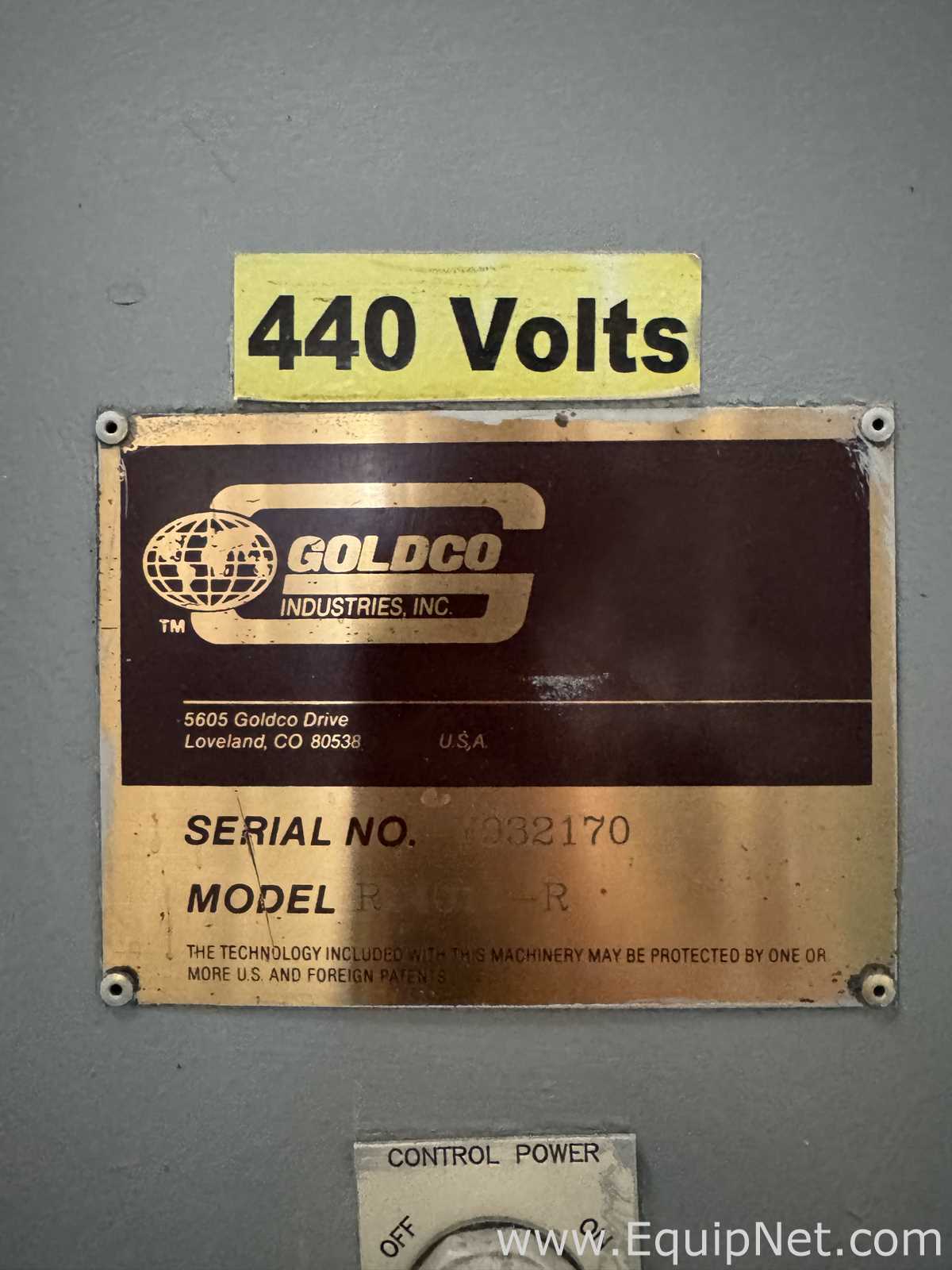 Goldco R4401A-R Cans Filling Line Depalletizer