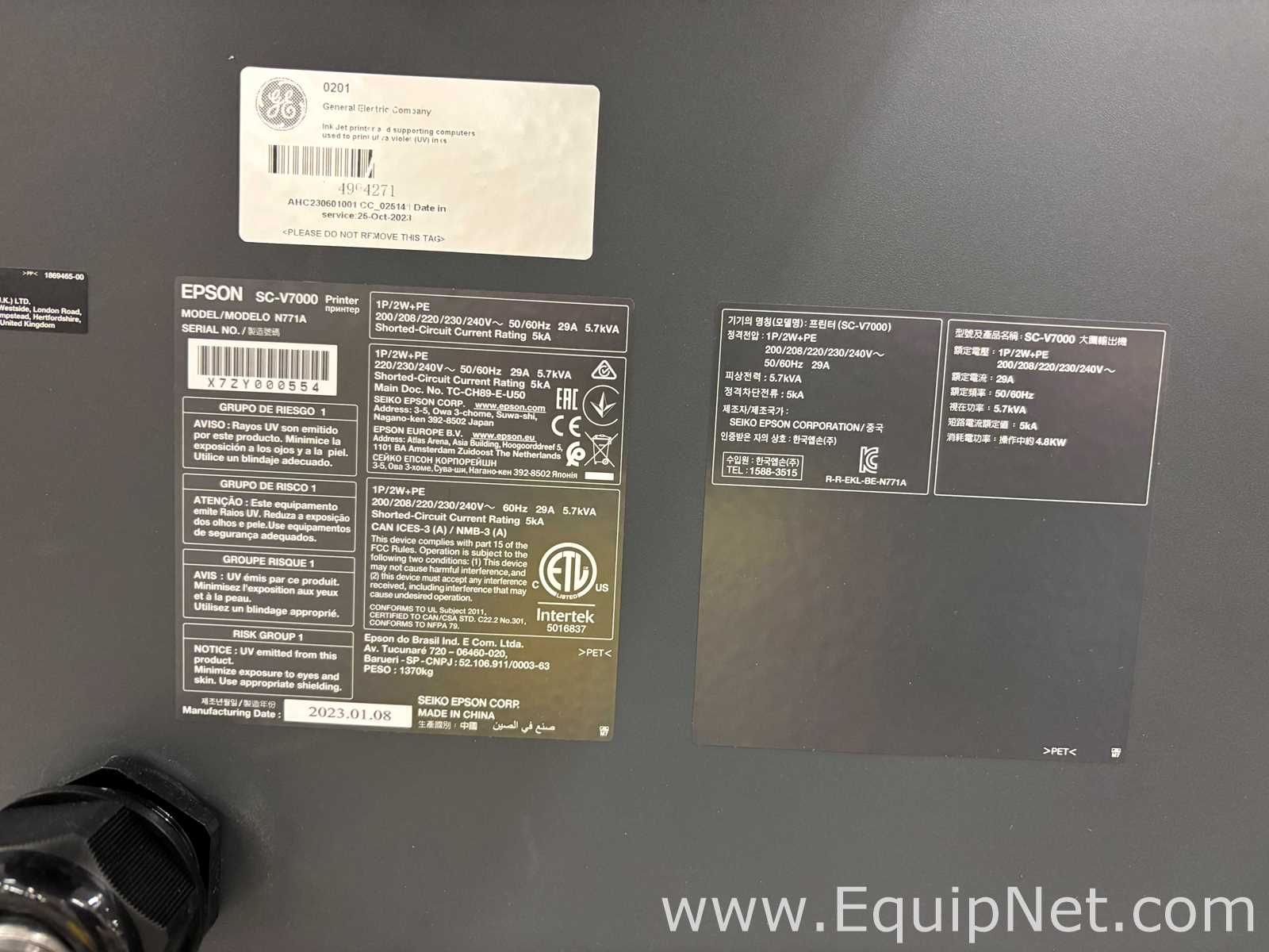 Epson SuperColor V7000 Printer
