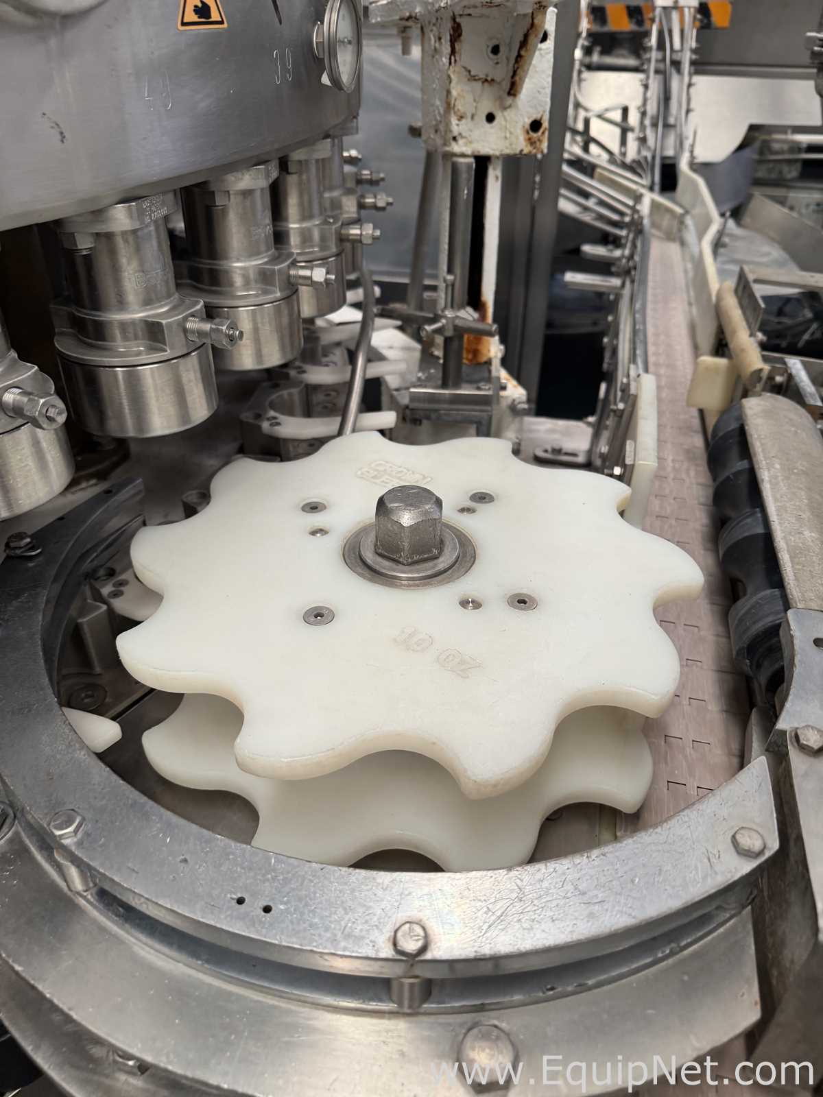 Crown 40 FTC.-UB-G-FJ Can Filler With Angelus 61H Seamer And Heuft HBXXXT2 Can Inspection System
