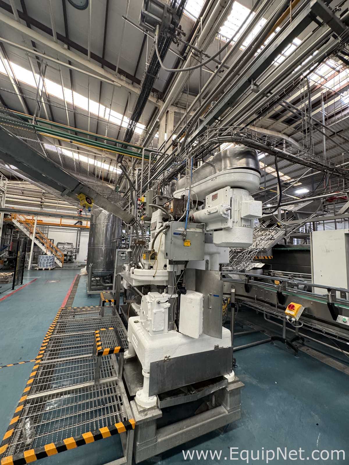 Crown 40 FTC.-UB-G-FJ Can Filler With Angelus 61H Seamer And Heuft HBXXXT2 Can Inspection System