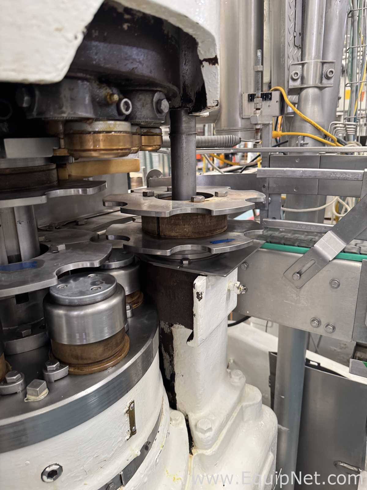 Crown 40 FTC.-UB-G-FJ Can Filler With Angelus 61H Seamer And Heuft HBXXXT2 Can Inspection System