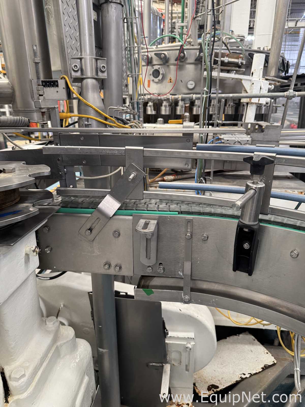 Crown 40 FTC.-UB-G-FJ Can Filler With Angelus 61H Seamer And Heuft HBXXXT2 Can Inspection System
