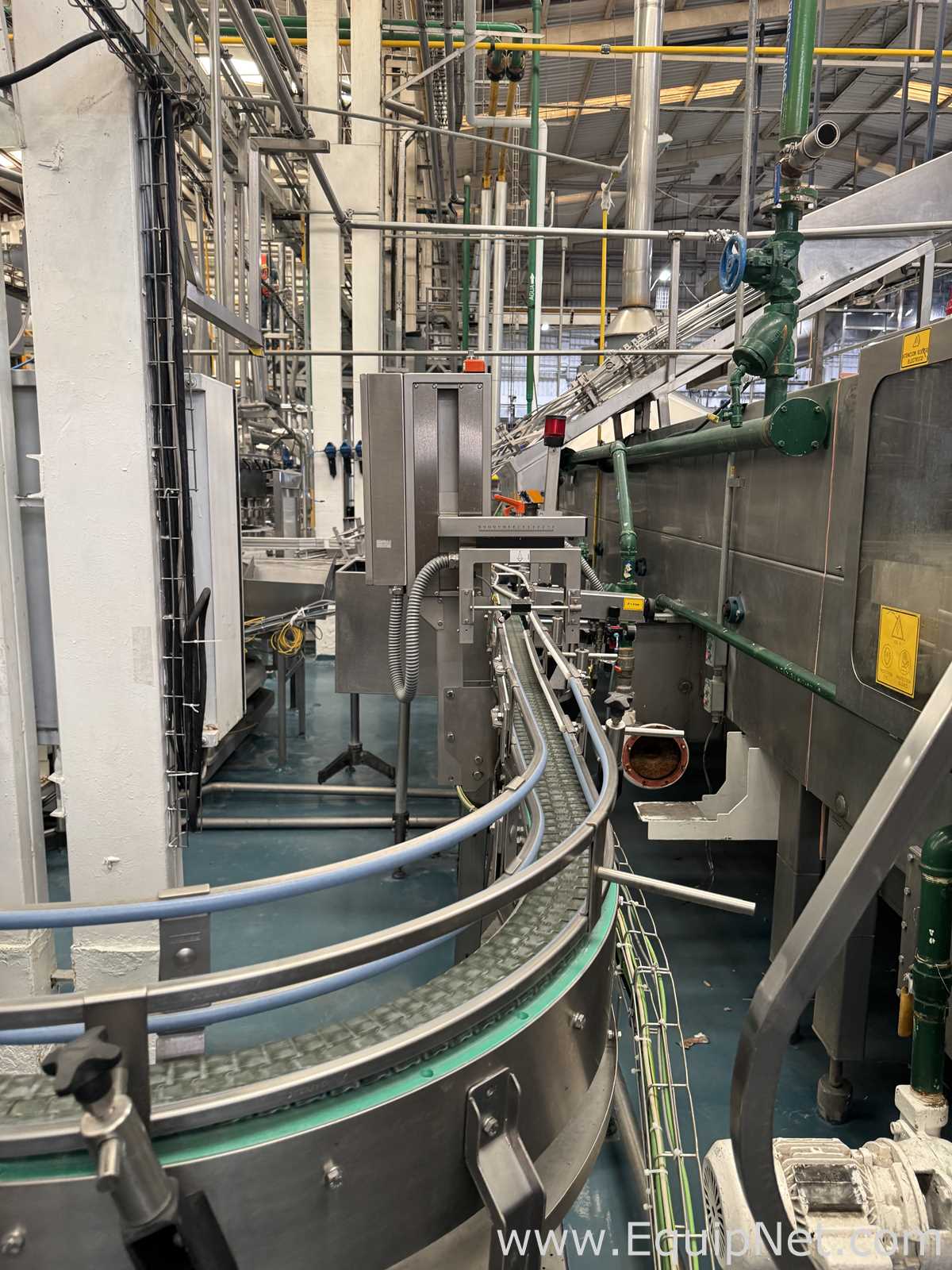 Crown 40 FTC.-UB-G-FJ Can Filler With Angelus 61H Seamer And Heuft HBXXXT2 Can Inspection System