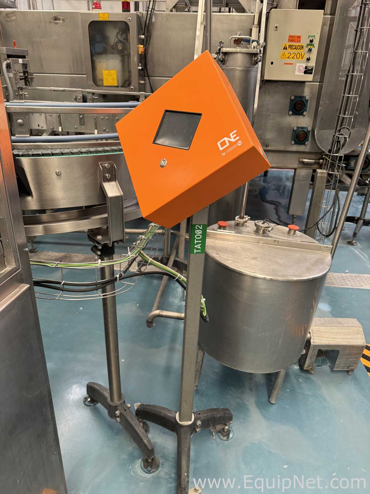 Crown 40 FTC.-UB-G-FJ Can Filler With Angelus 61H Seamer And Heuft HBXXXT2 Can Inspection System