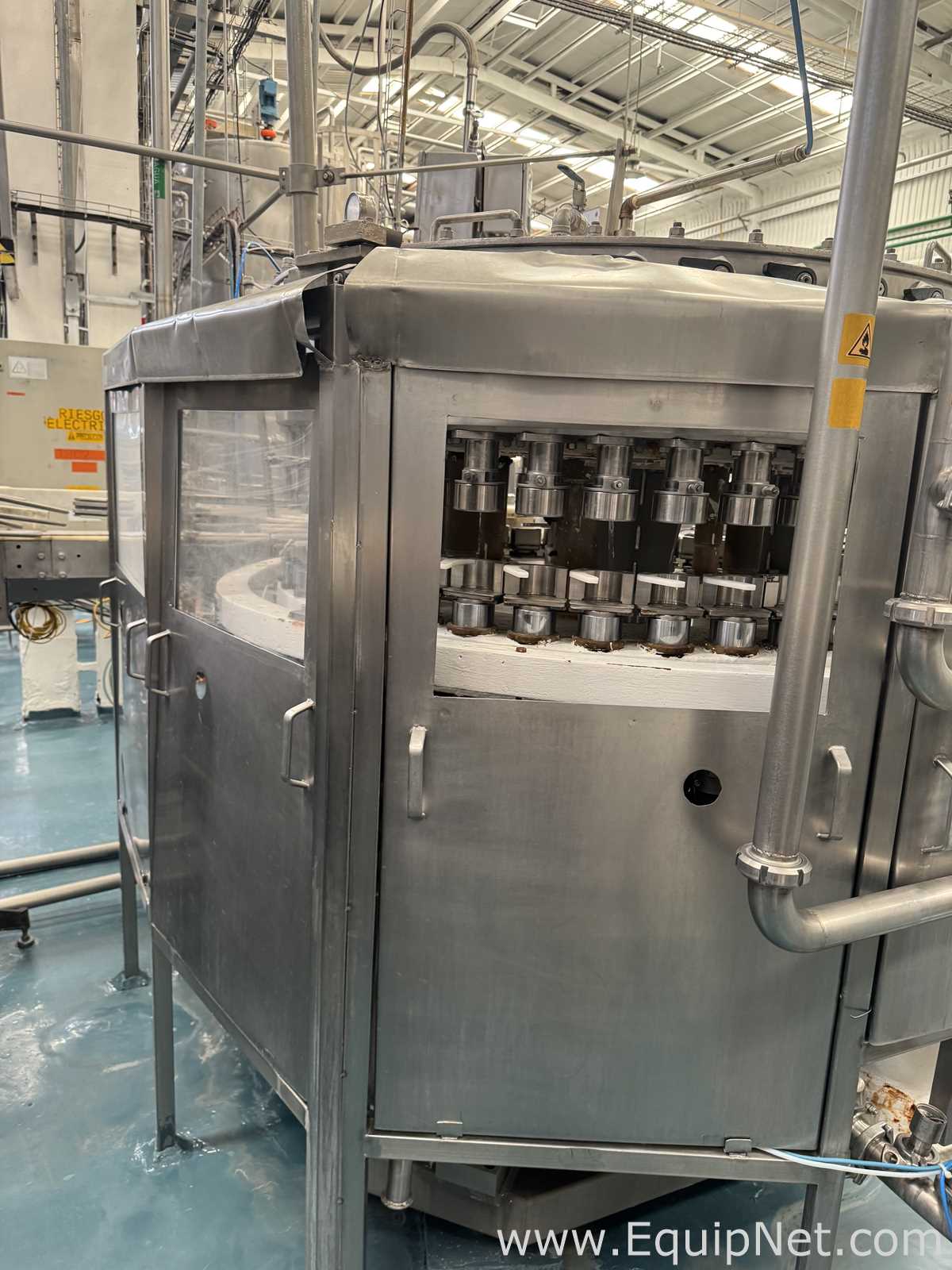 Crown 40 FTC.-UB-G-FJ Can Filler With Angelus 61H Seamer And Heuft HBXXXT2 Can Inspection System