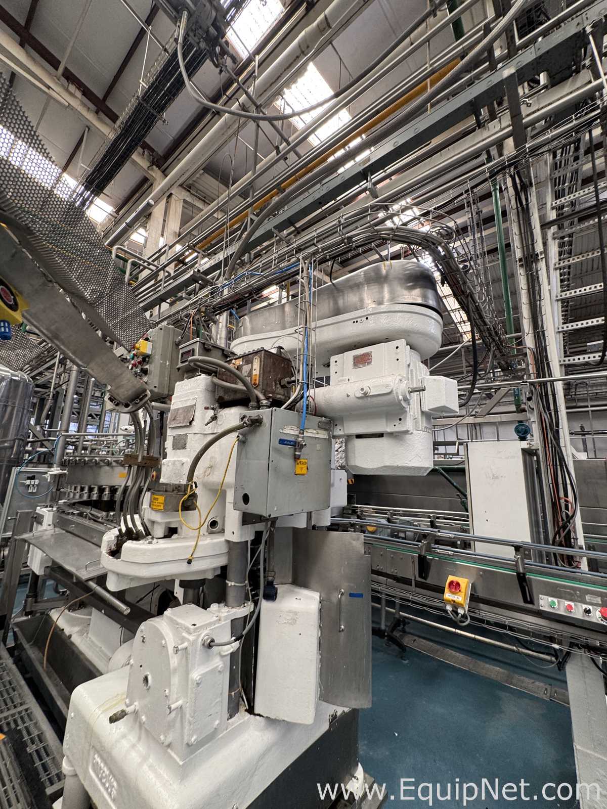 Crown 40 FTC.-UB-G-FJ Can Filler With Angelus 61H Seamer And Heuft HBXXXT2 Can Inspection System
