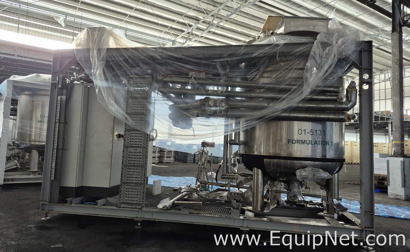 Netzsch 6.000 Lt Mixing Vessel with Self-Cleaning Filter and Electrical Board - Formulation Skid 4-2